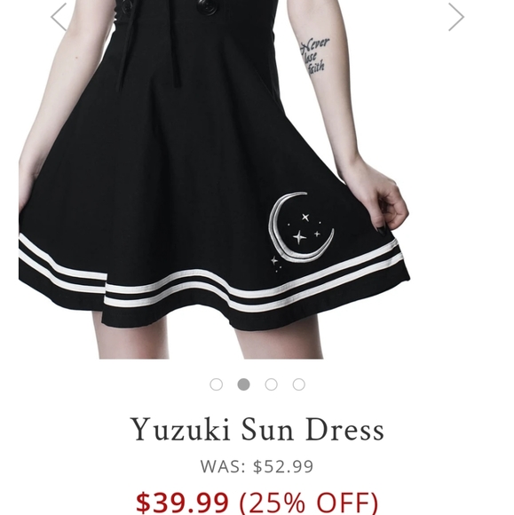 SOLD Killstar Yuzuki Sun Dress - Picture 10 of 10